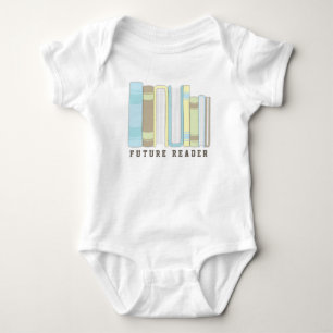 Camisa divertida futura de la pila de libro del