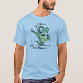 Camisa divertida no expirada jubilada de la edad