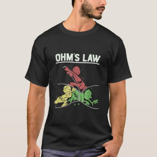 Camisa divertida Ohms Law.Motor Electrónico