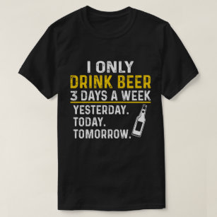 Camisa divertida para beber, amantes de las cervez
