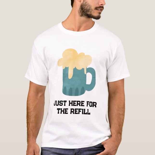 Camisa divertida para beber, amantes de las cervez (Anverso)