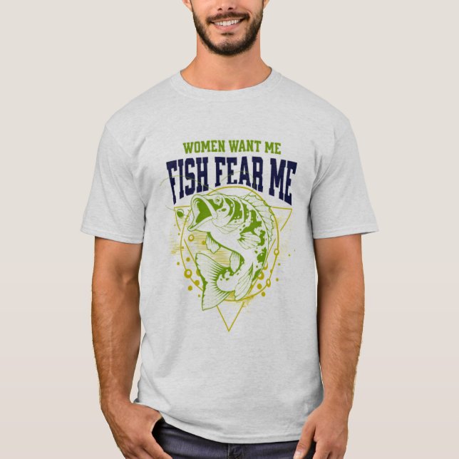 Camisa divertida para hombres - Pesca de camisetas (Anverso)