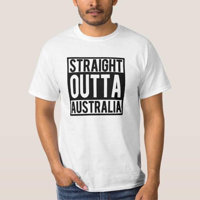 Camisa divertida recta de Outta Australia (Anverso)