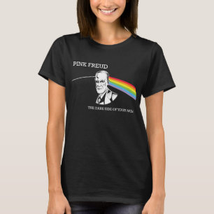 Camisa divertida rosada de Freud