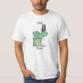Camisa divertida vieja de la edad avanzada de Croc