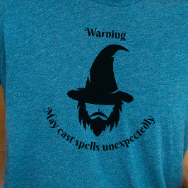 Camisa DnD - Advertencia: Puede lanzar hechizos in