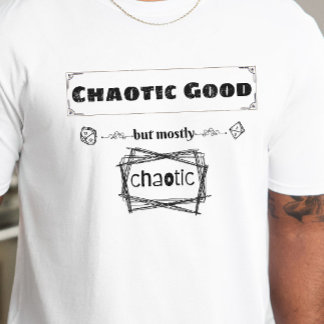Camisa DnD - caótica bien pero mayormente caótica