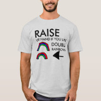 Camisa doble del arco iris