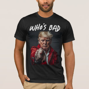 CAMISA DONALD TRUMP 1980'S WHO'S BAD