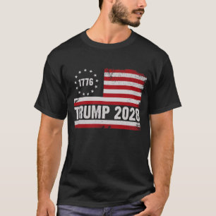 Camisa Donald Trump 2028, 45 47 48 Bandera estadou