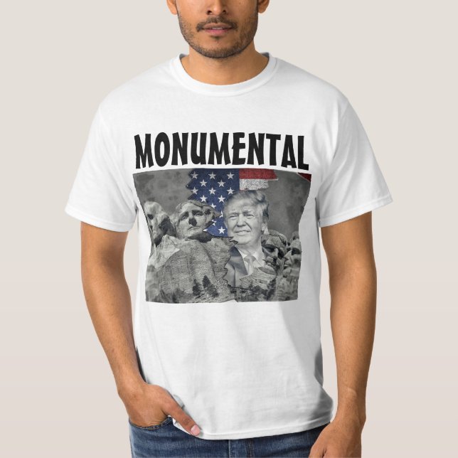 CAMISA DONALD TRUMP MOUNT RUSHMORE 2024 (Anverso)