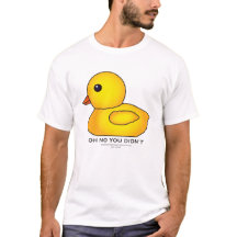 Camisa Ducky de goma - blanco