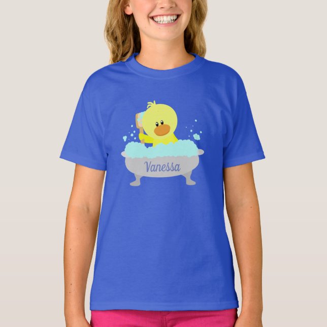 Camisa Ducky de goma personalizada (Anverso)