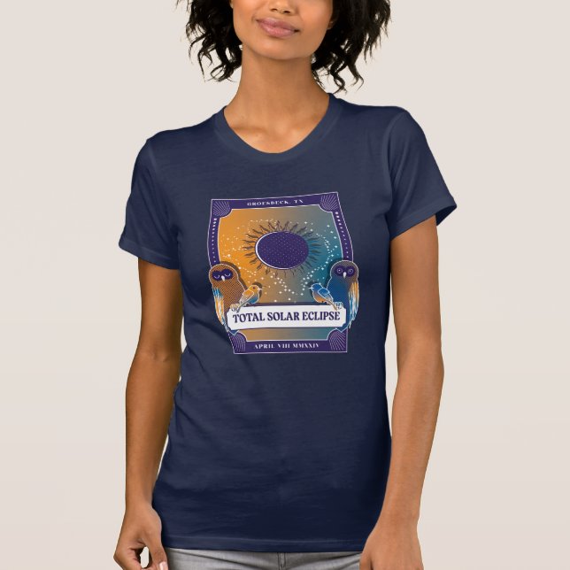 Camisa Eclipse total - Camiseta básica femenina (Anverso)