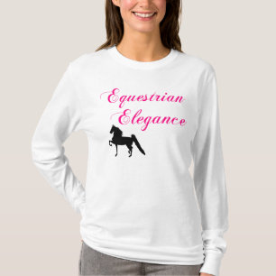 Camisa ecuestre de las señoras de la elegancia