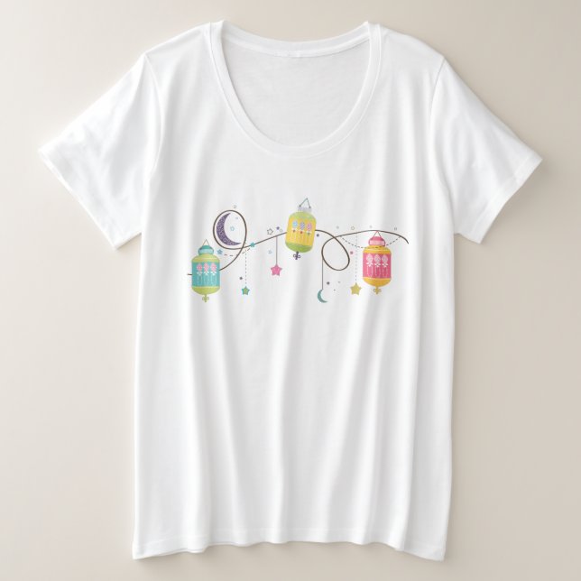 Camisa Eid Plus-Size (Anverso del diseño)