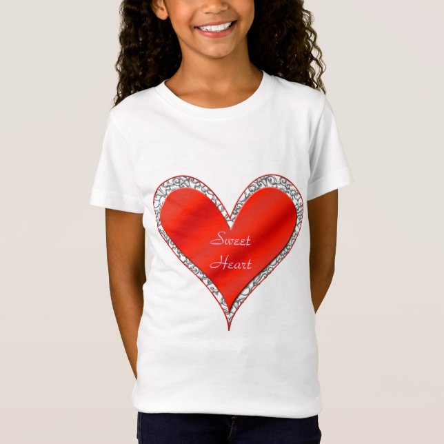 Camisa El día de San Valentín de corazón dulce (Anverso)