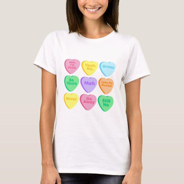 Camisa El día de San Valentín divertida para el co (Anverso)