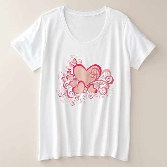 Camisa el día de San Valentín Plus (Anverso del diseño)