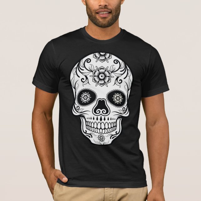 Camisa Elegant Dia de los Muertos Skull el | (Anverso)