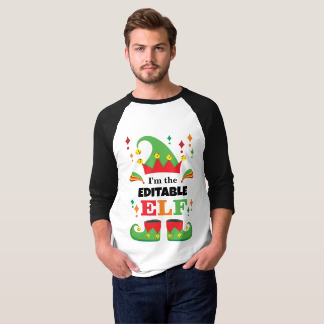 Camisa Elf Personalizada: ¡Regalo de Navidades Per (Anverso completo)