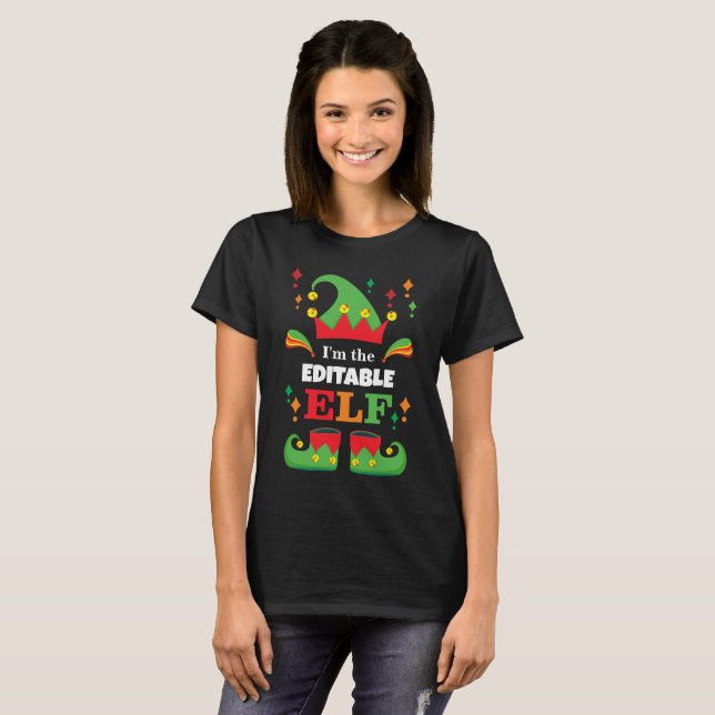 Camisa Elf Personalizada: ¡Regalo de Navidades Per (Anverso completo)