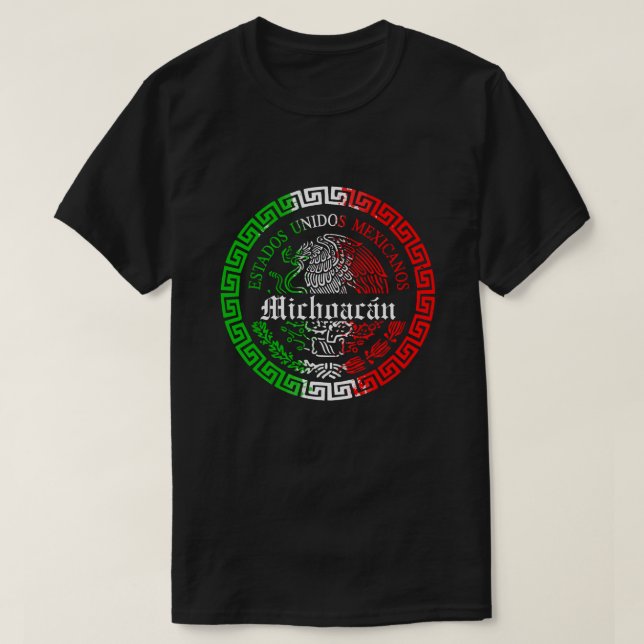 Camisa emblemática de Estado de Michoacán (Diseño del anverso)