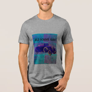 Camisa en bicicleta de la vieja escuela