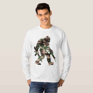 Camisa en bicicleta Sasquatch Camo T-Shirt