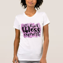 Camisa en peligro de leopardo rosa Hot Mess Expres