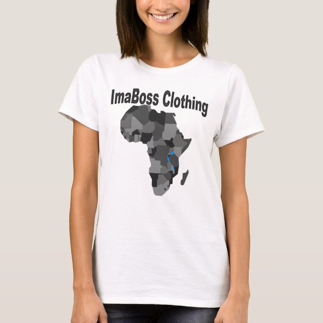 Camisa en T de mujeres afrocéntricas de ImaBoss (Anverso)