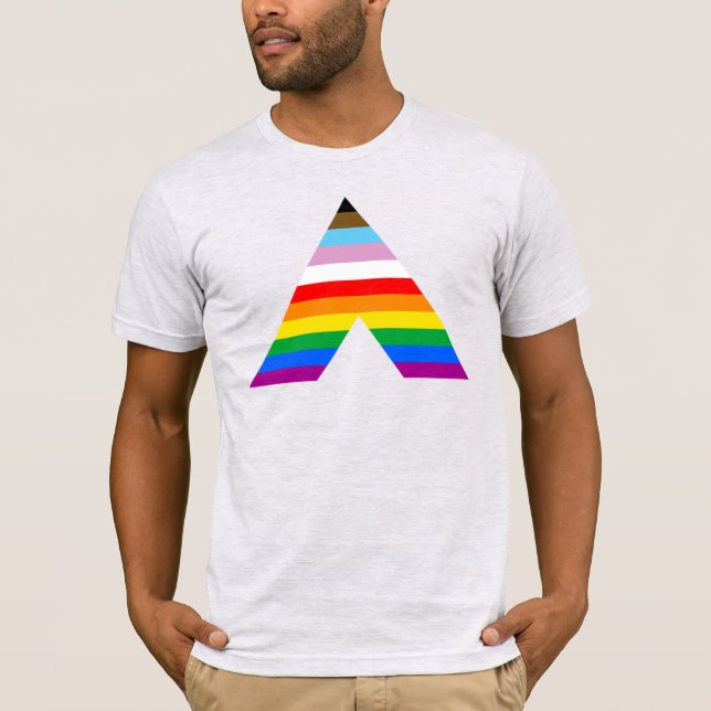 Camisa en T del Ally del Orgullo del Progreso (Anverso)