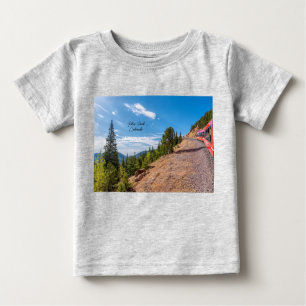 Camisa en tren pico para niños camiseta para niños