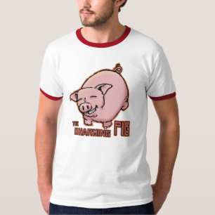 Camisa encantadora del campanero del cerdo