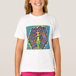 Camisa enrrollada de la sirena