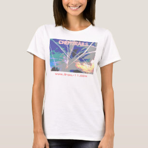 Camisa entrecruzada del cielo de Chemtrails