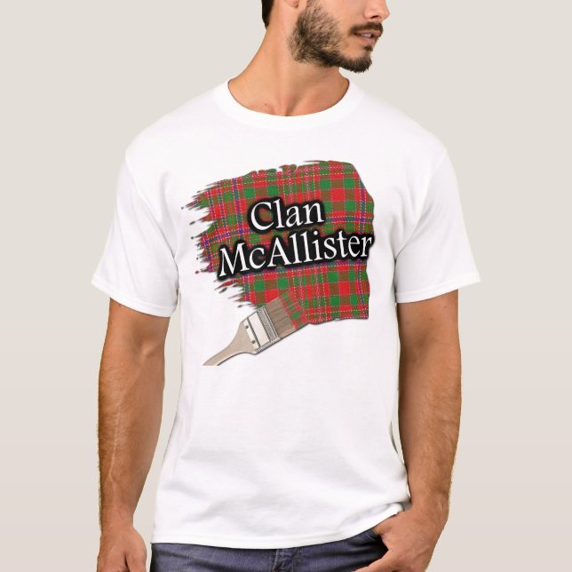Camisa escocesa de la pintura del tartán de (Anverso)