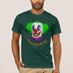 Camisa espeluznante del payaso