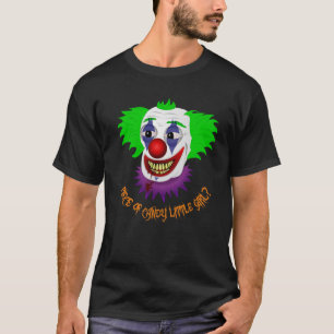 Camisa espeluznante del payaso