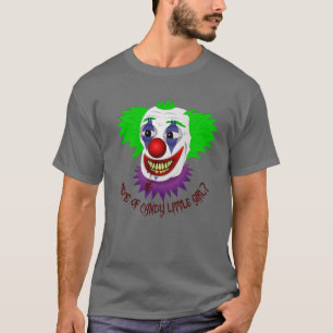 Camisa espeluznante del payaso