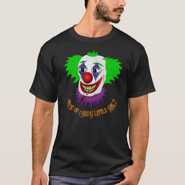 Camisa espeluznante divertida del payaso (Anverso)