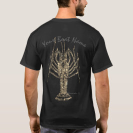 Camisa espinosa de encargo de la langosta de la