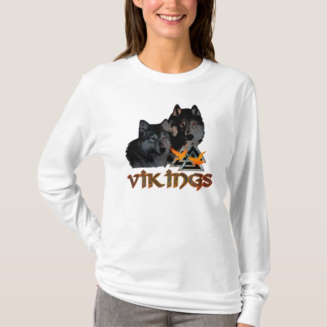 Camisa espiritual para mujer de Viking (Anverso)