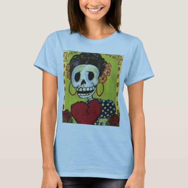 camisa esquelética de la señora de los muertos de (Anverso)