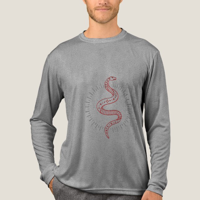 camisa estampada con serpiente (Anverso)