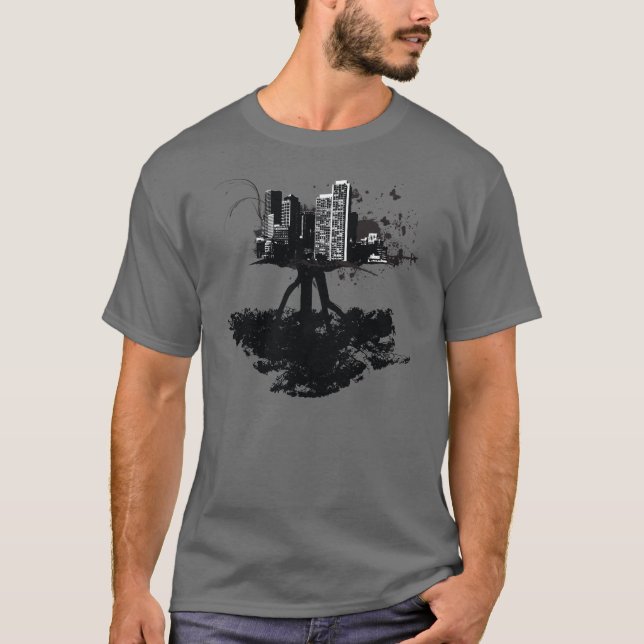 Camisa estelar de la ciudad del árbol de la tinta (Anverso)