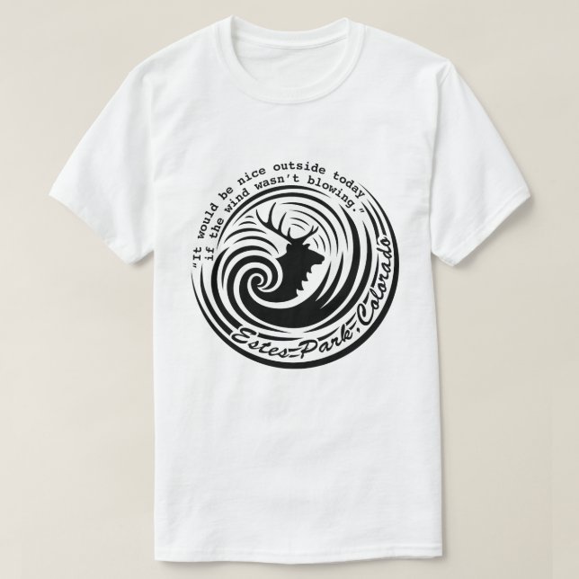 Camisa Estes de color claro con viento (Diseño del anverso)