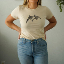Camisa Estética Orca Pod Grunge