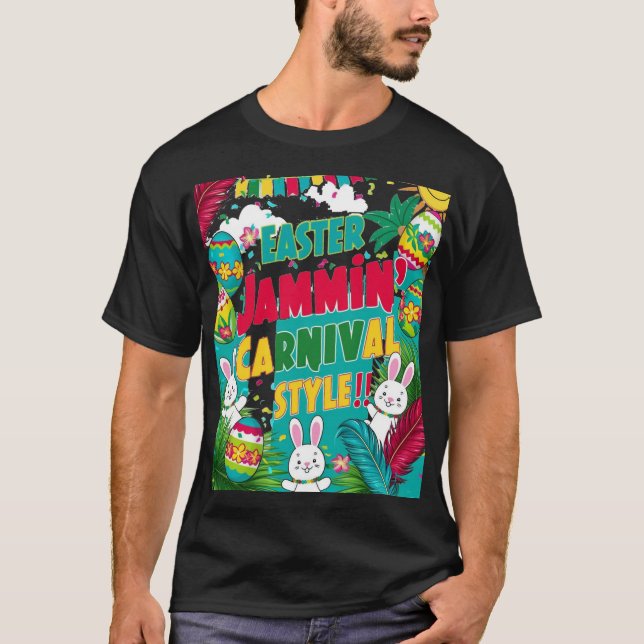 camisa estilo carnaval de jamín de Pascua (Anverso)