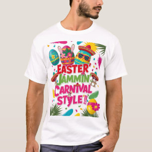 camisa estilo carnaval de jamín de Pascua